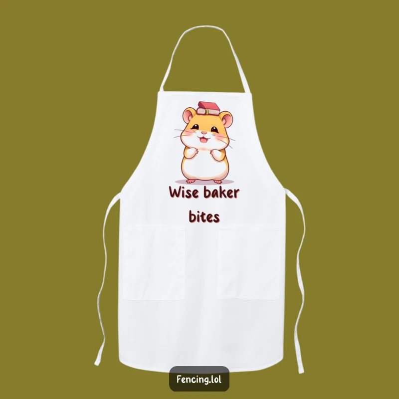 Funny Hamster Apron: Giggling Kitchen Scholar Gift