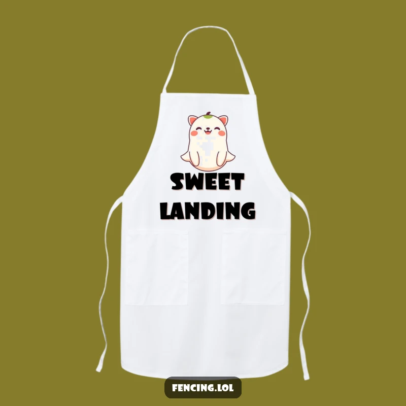 Funny Joyful Animal Floating Apron: Lighthearted Kitchen Fun
