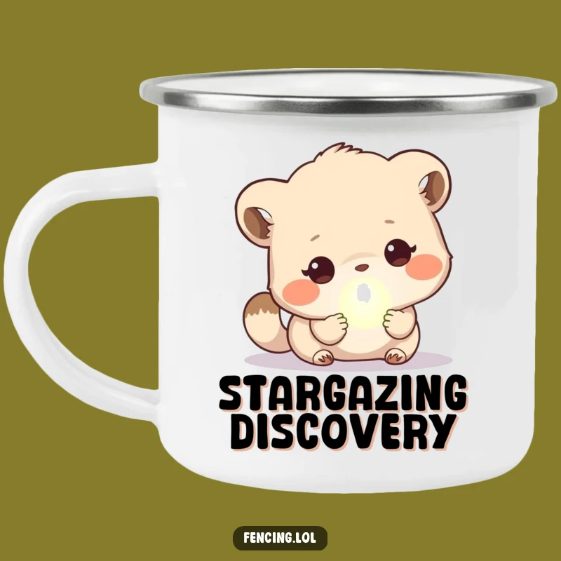 Funny Cute Animal Orb Camping Mug: Outdoor Magic Humor Gift