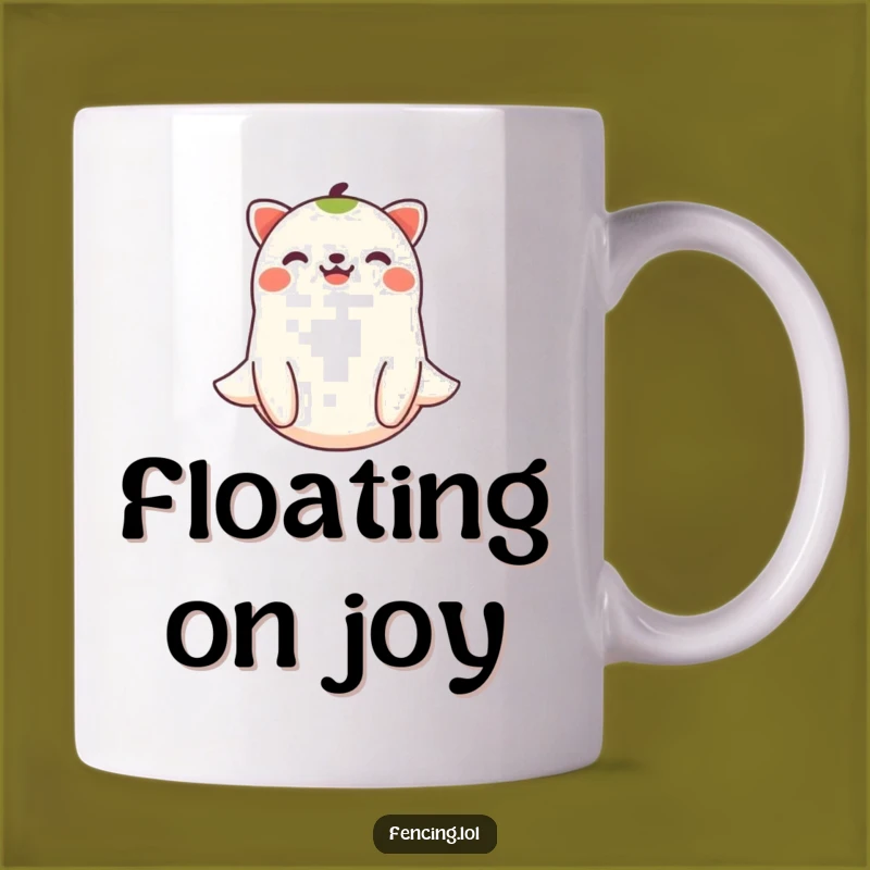 Funny Joyful Animal Floating Mug: Hilarious Gift for Relaxed Spirits