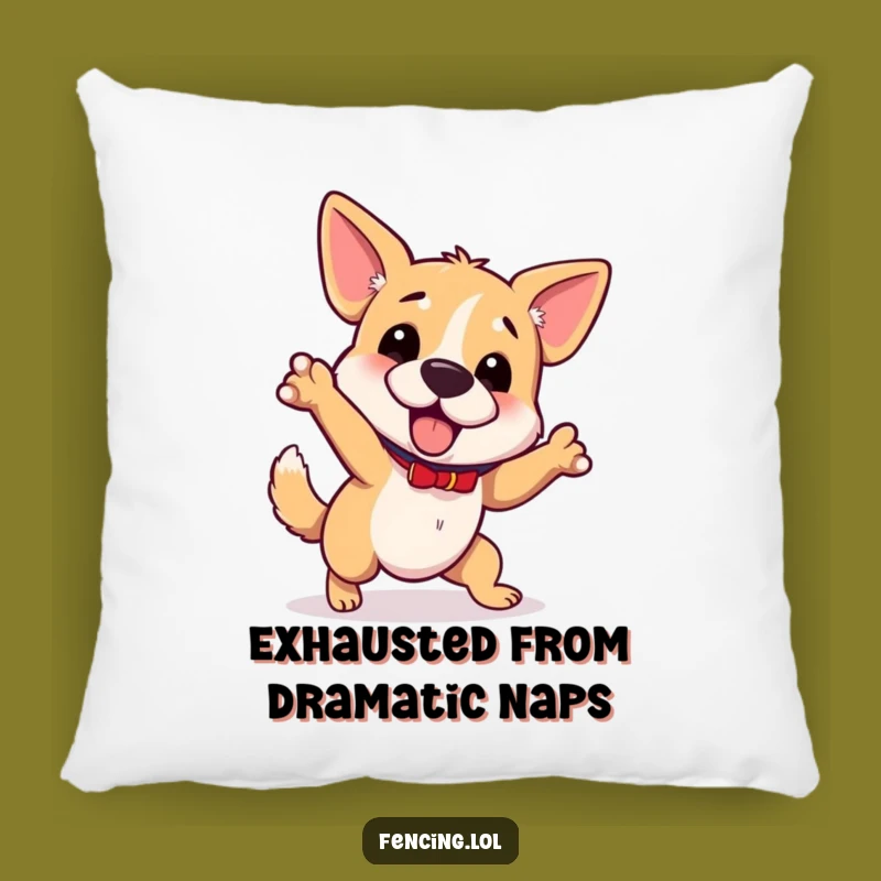 Funny Wobbly Dog Pillow: Cozy & Hilarious Gift for Clumsy Cuties!