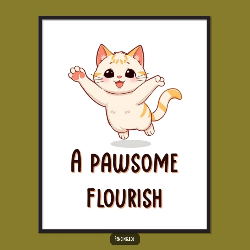 Funny Cat Stop Digital Art: Hilarious Downloadable Gift for Dramatic Decor.