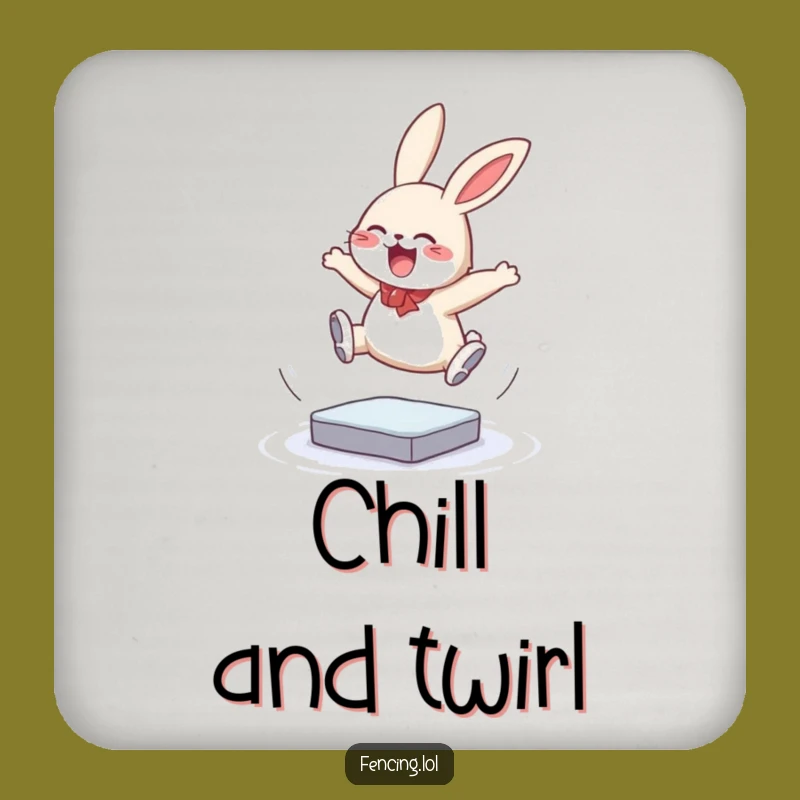 Funny Bunny Coaster - Protect Surfaces with Jumps, A Gift