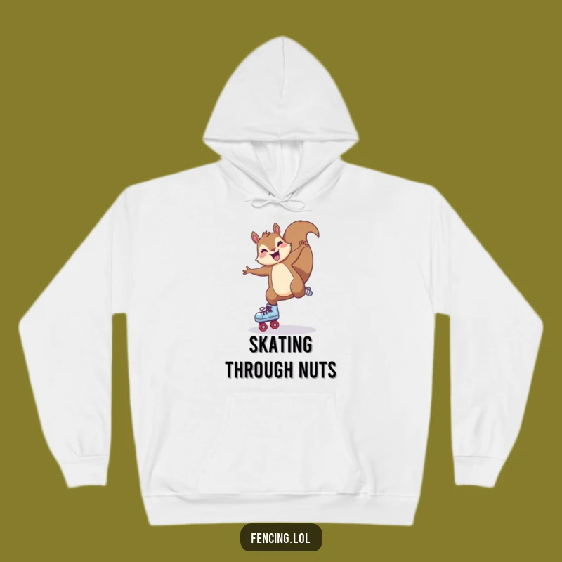 Funny Squirrel Cartwheel Hoodie: Cozy and Hilarious Gift for the Energetic.