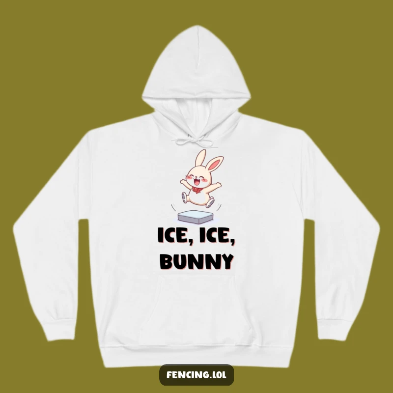 Cozy Funny Bunny Hoodie - Winter Warmth, Perfect Gift