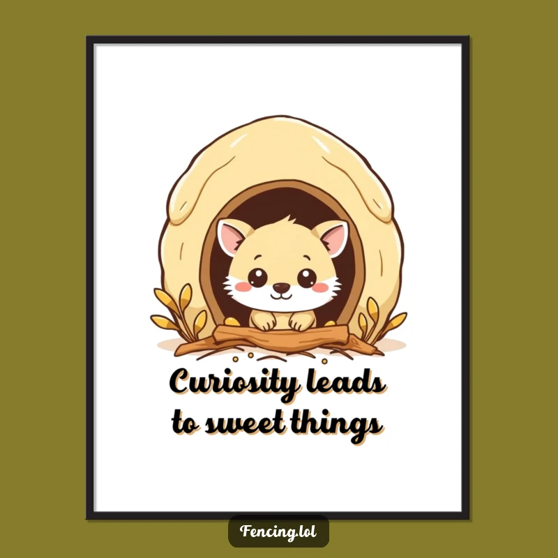 Free Printable Wall Art: Curious Animal & Beehive Decor, Humorous Downloadable