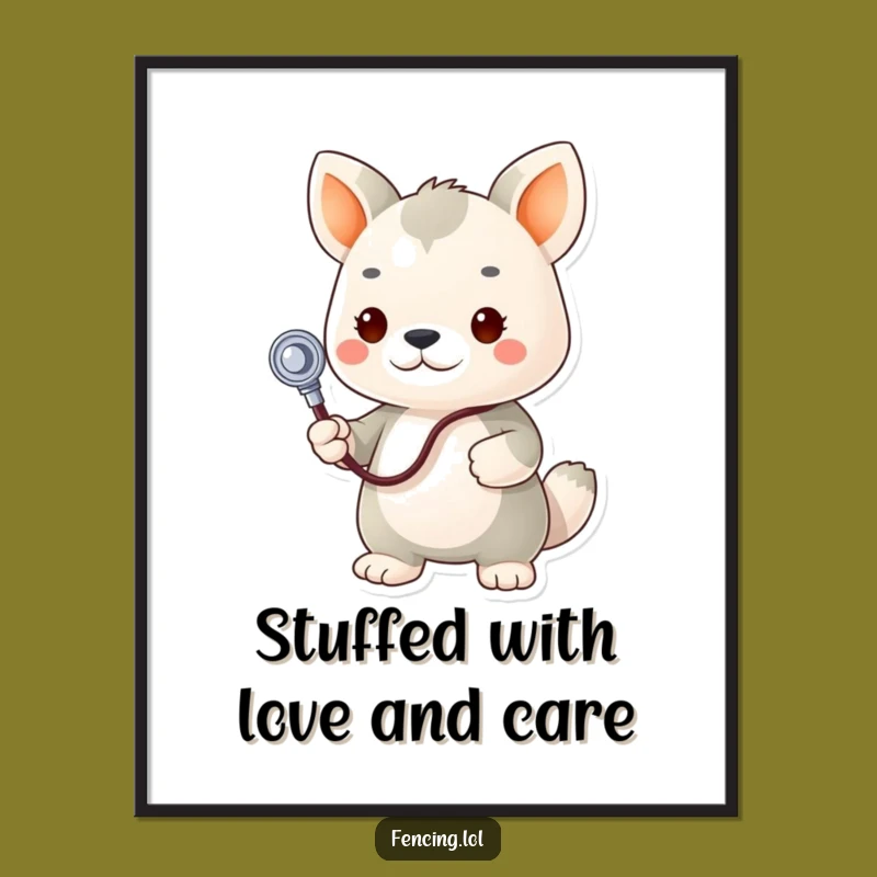 Funny Free Printable Wall Art: Animal Doctor Decor, Hilarious Downloadable Gift!