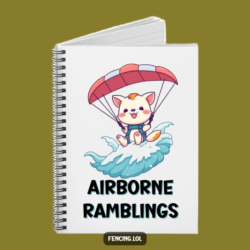 Funny Playful Animal Waving Notebook: Journal Your Fun Adventures