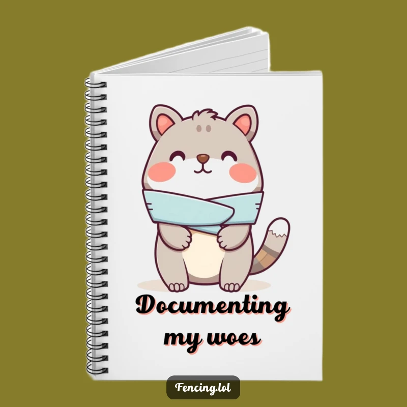 Funny Cheerful Animal Bandage Notebook - For Your Caring and Funny Notes