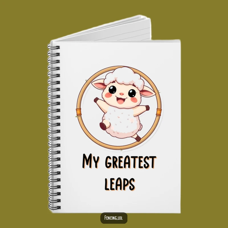 Funny Sheep Hoop Notebook: Jot Down Ideas with Farm Humor, Gift