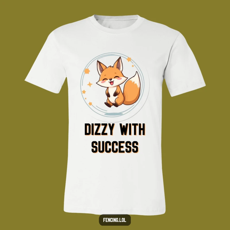 Funny Fox Spinning T-Shirt: Express Your Delightful Energy Gift