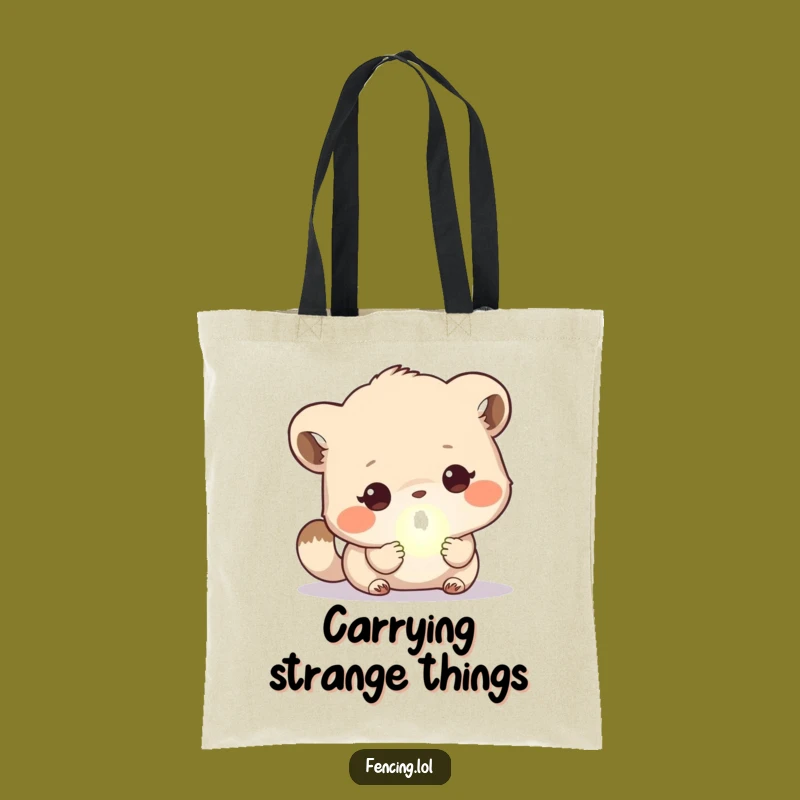 Funny Cute Animal Orb Tote Bag: Carry Your Magic in Style Gift