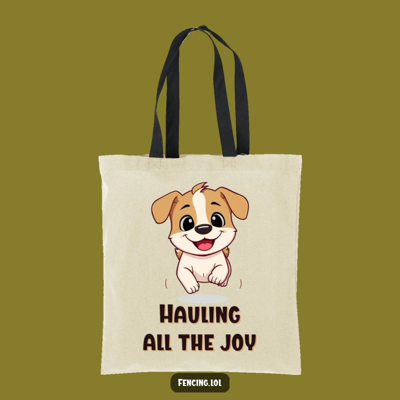 Funny Dog Speed Tote Bag: Carry Your Joy and Enthusiasm, A Great Gift.